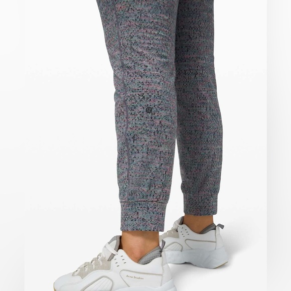 Lululemon Ready to Rulu Jogger•Neon Tweed Jacquard Battleship Electric Coral•12 - Picture 3 of 16